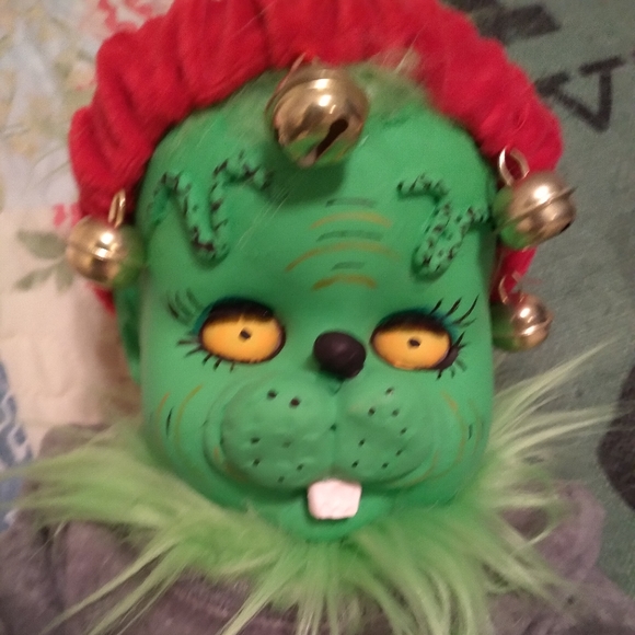 Christmas Grinch Baby Doll Decor - Picture 3 of 8